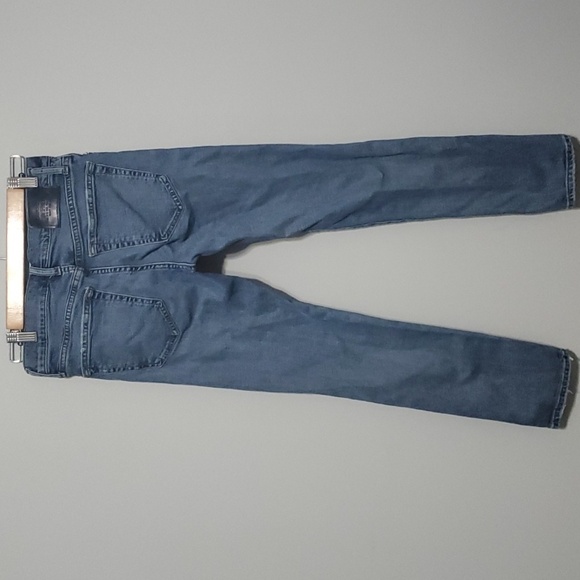 Abercrombie & Fitch jeans men's size 28 blue destroyed skinny stretch - Picture 3 of 16